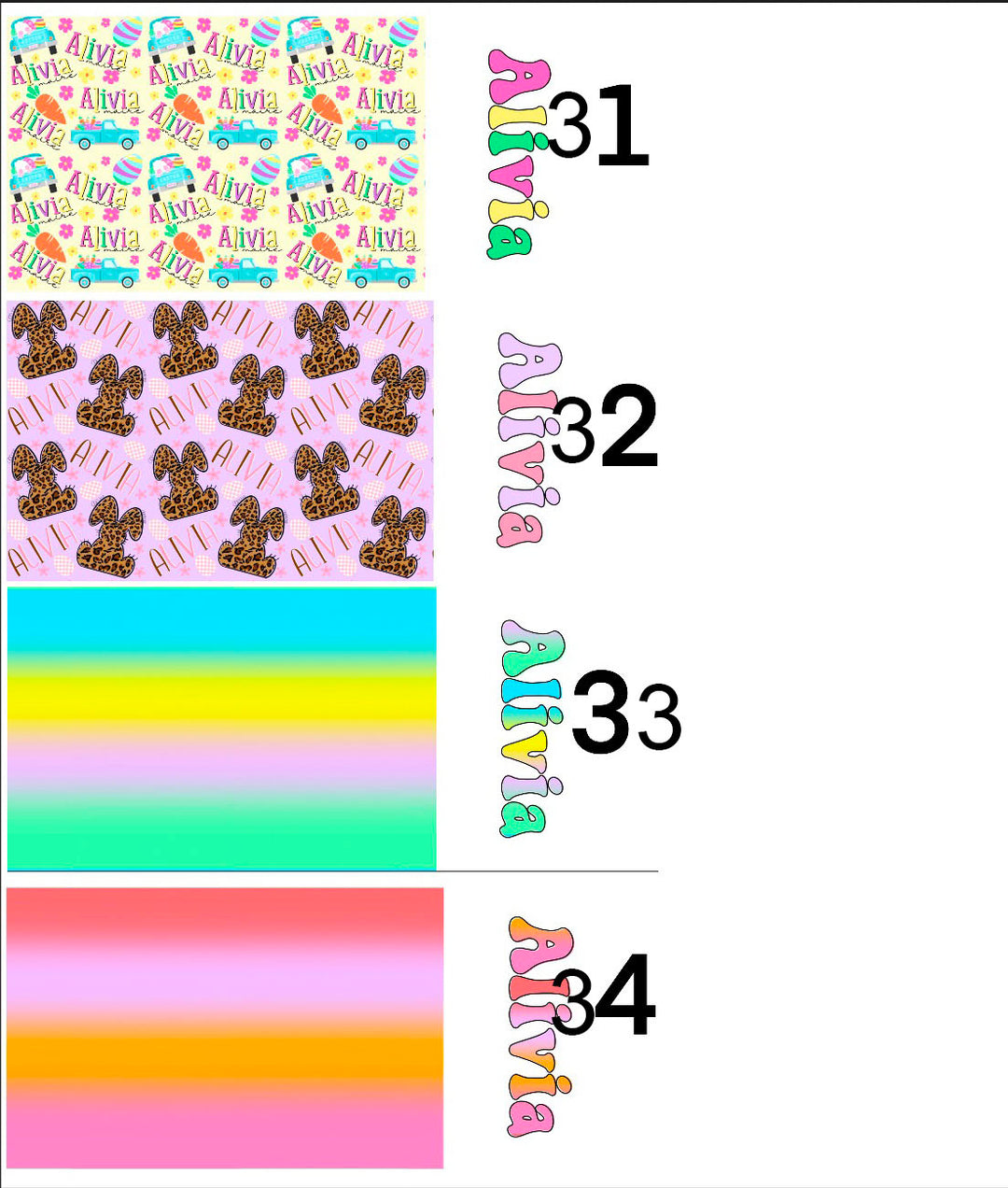 2 Tone Easter Spring