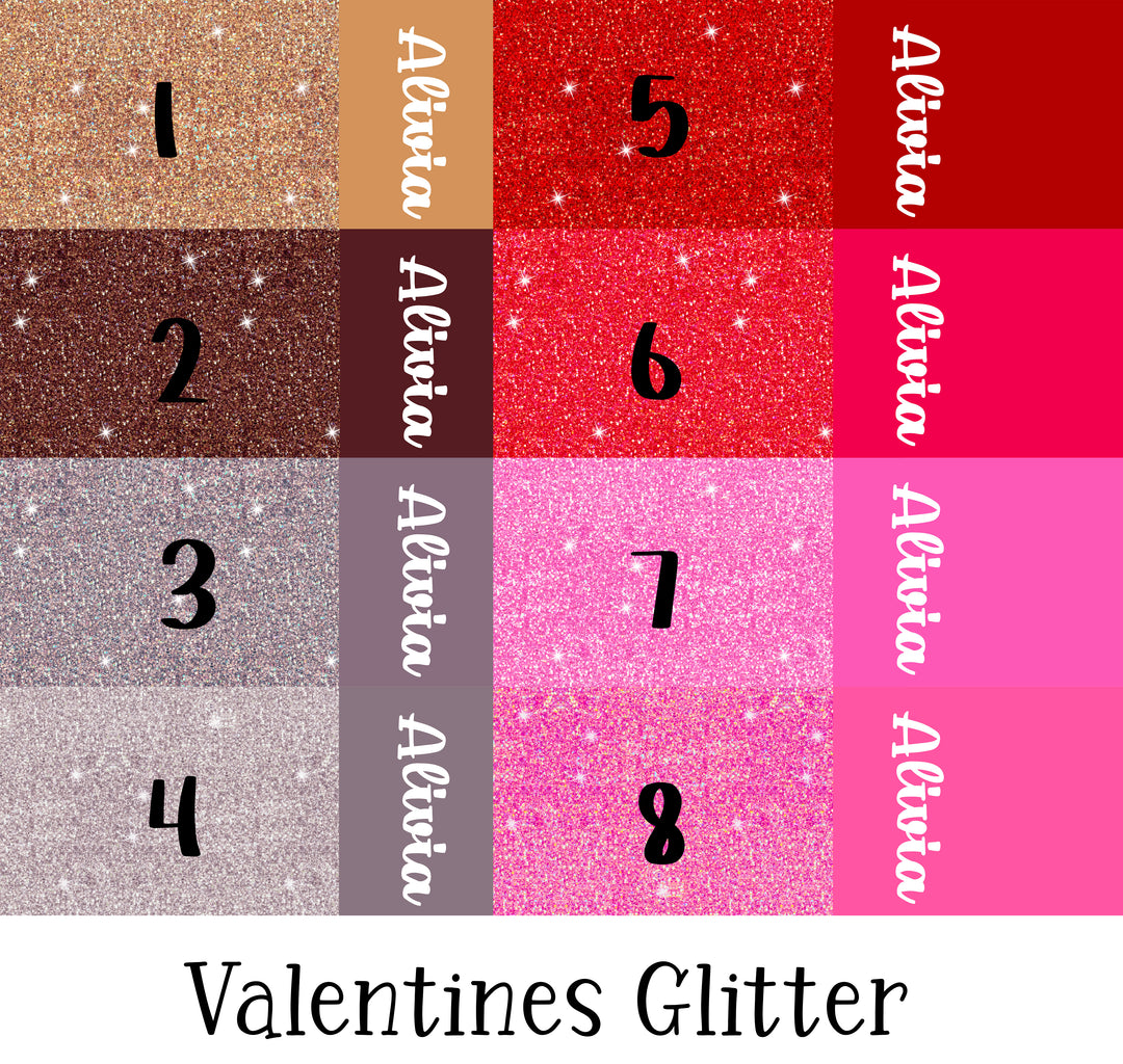 2 Tone Valentines Glitter