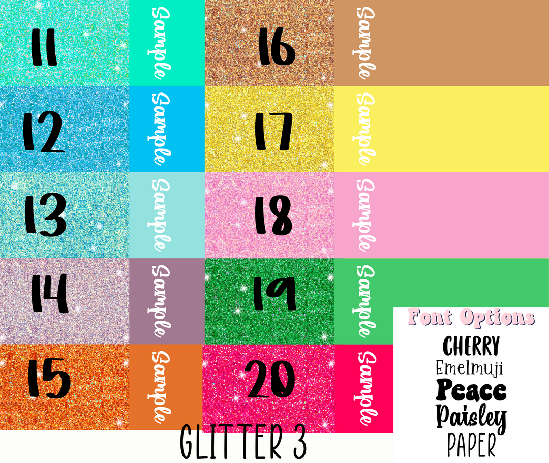 2 Tone Glitter 3