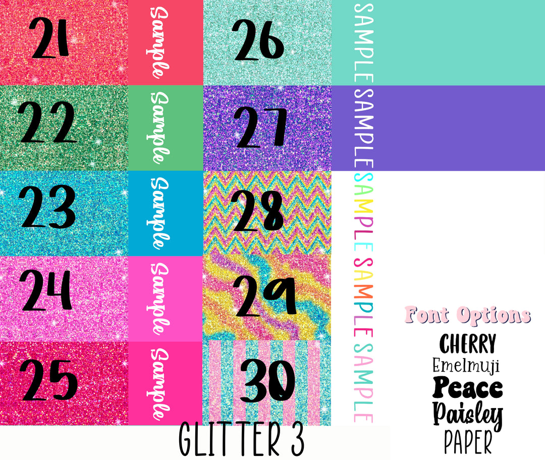 2 Tone Glitter 3