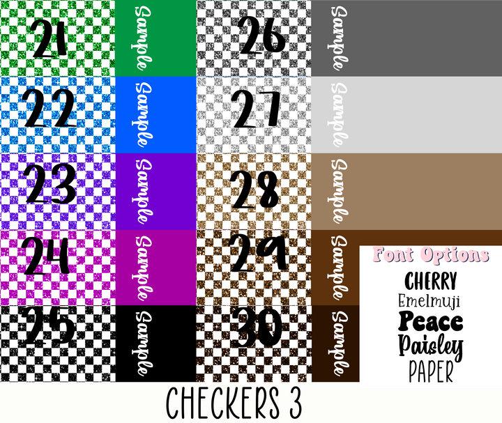 2 Tone Checkers 3