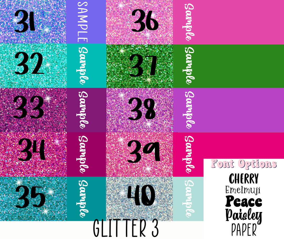 2 Tone Glitter 3