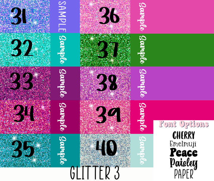 2 Tone Glitter 3