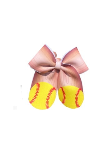 Personalized Sailor softball Bat Bow