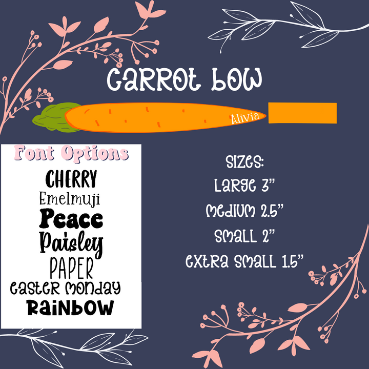 Carrot Sailor Personalized