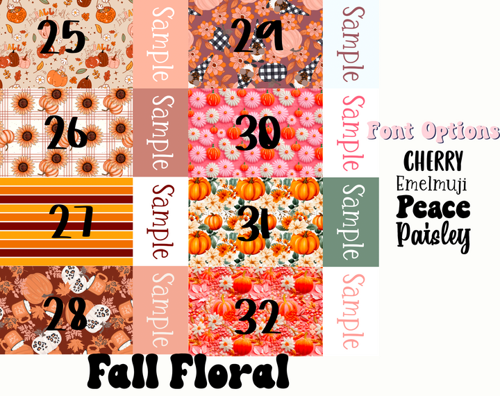 2 Tone Fall Floral