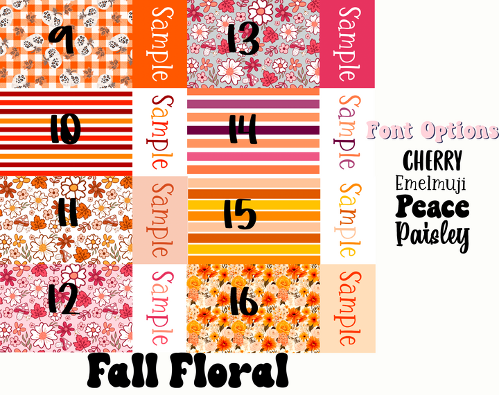 2 Tone Fall Floral