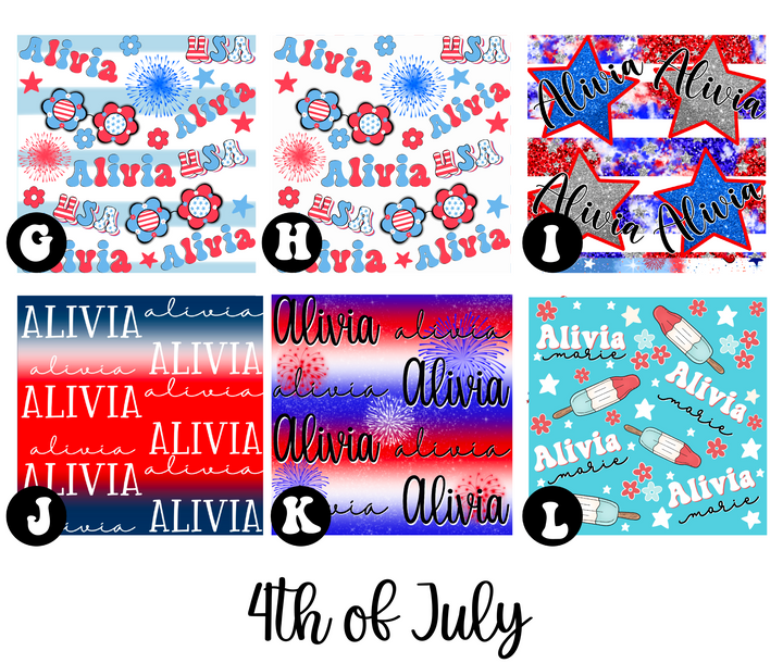 4th of July Name Files