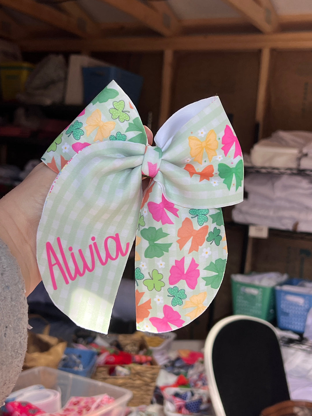 Personalized Sailor St. Patricks Day Bows