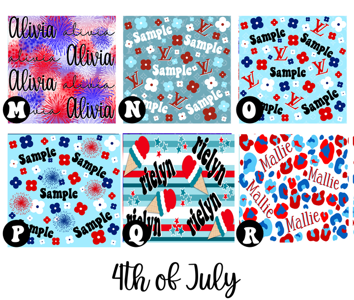 4th of July Name Files