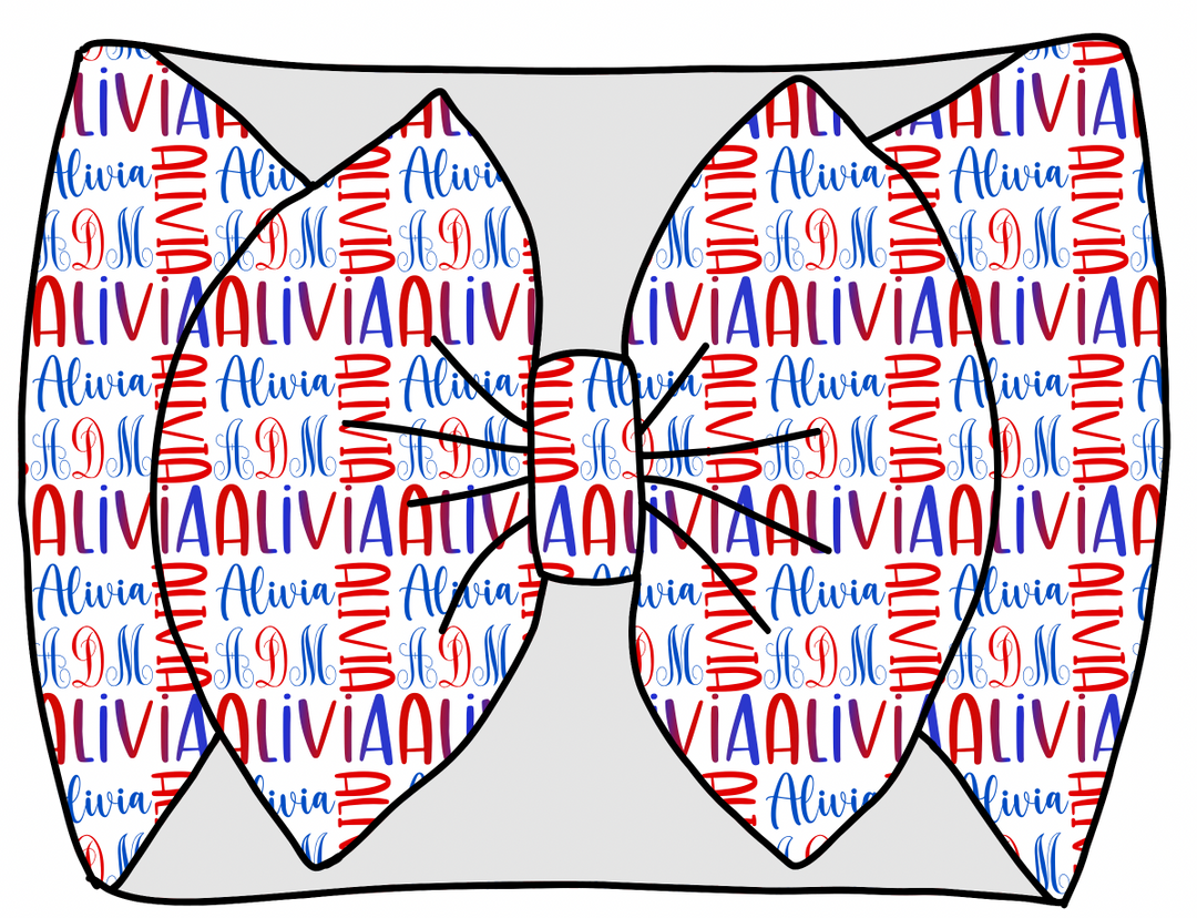 4th of July Monogram Name File