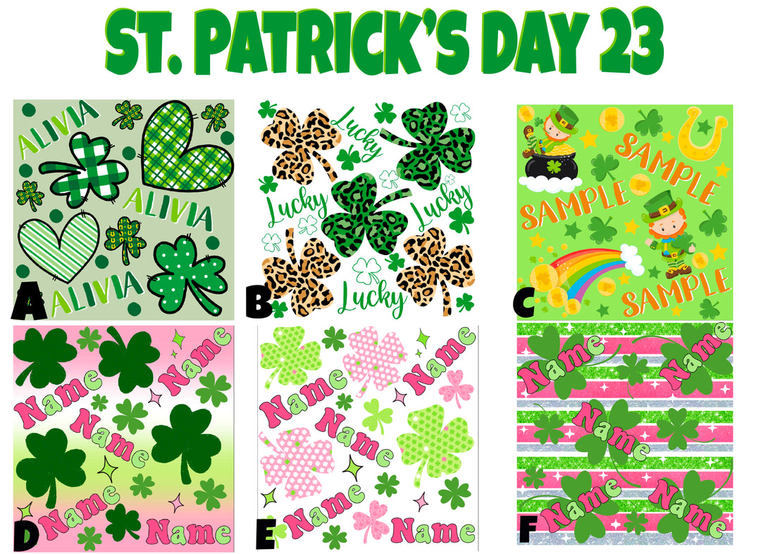 St. Patrick’s Day Name Files