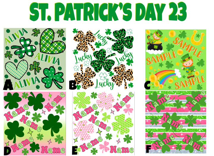 St. Patrick’s Day Name Files