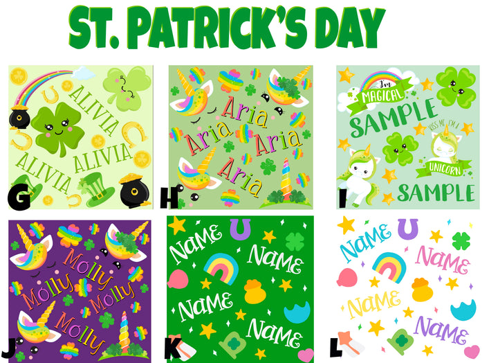 St. Patrick’s Day Name Files