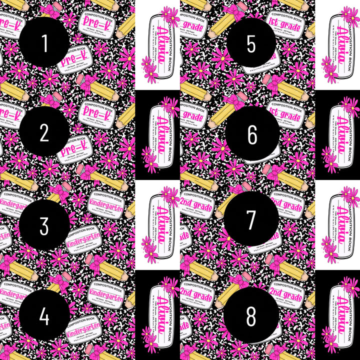 2 Tone Composition Floral Set 1
