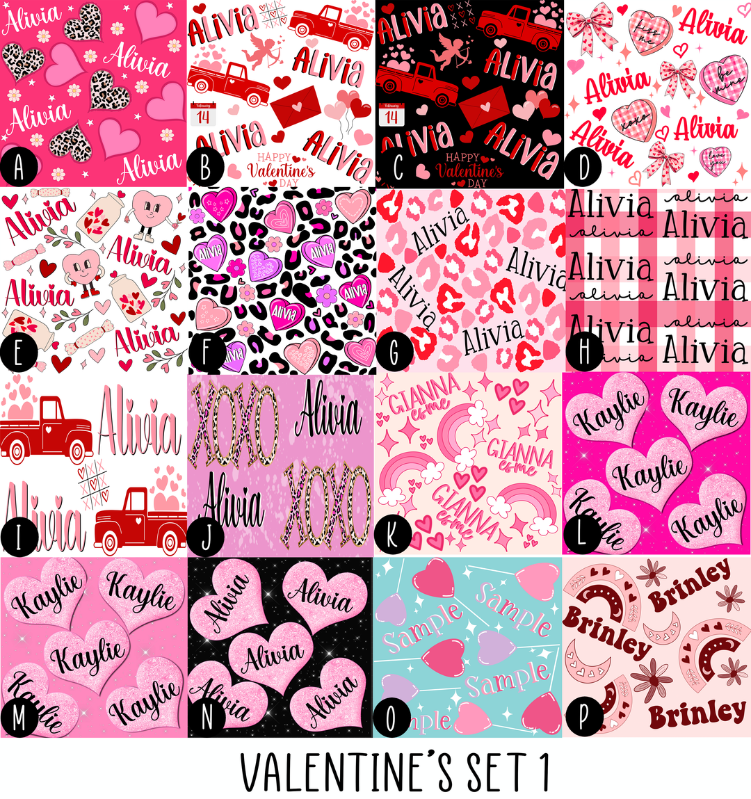 Valentine's Name Files Set 1