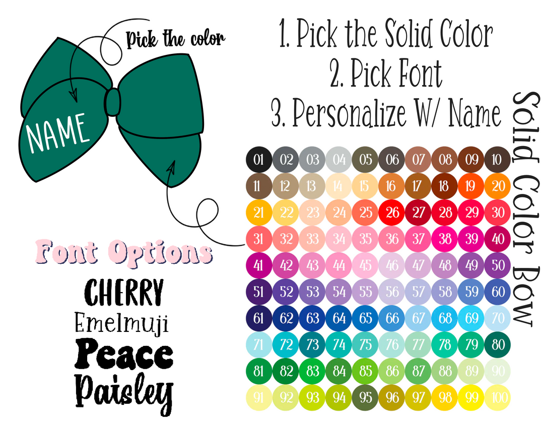 Color Chart 100 Sailor Strip